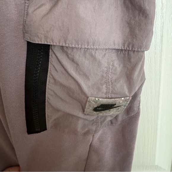 Nike Purple Fleece Cargo Sweatpants | Size XL - Picture 9 of 11